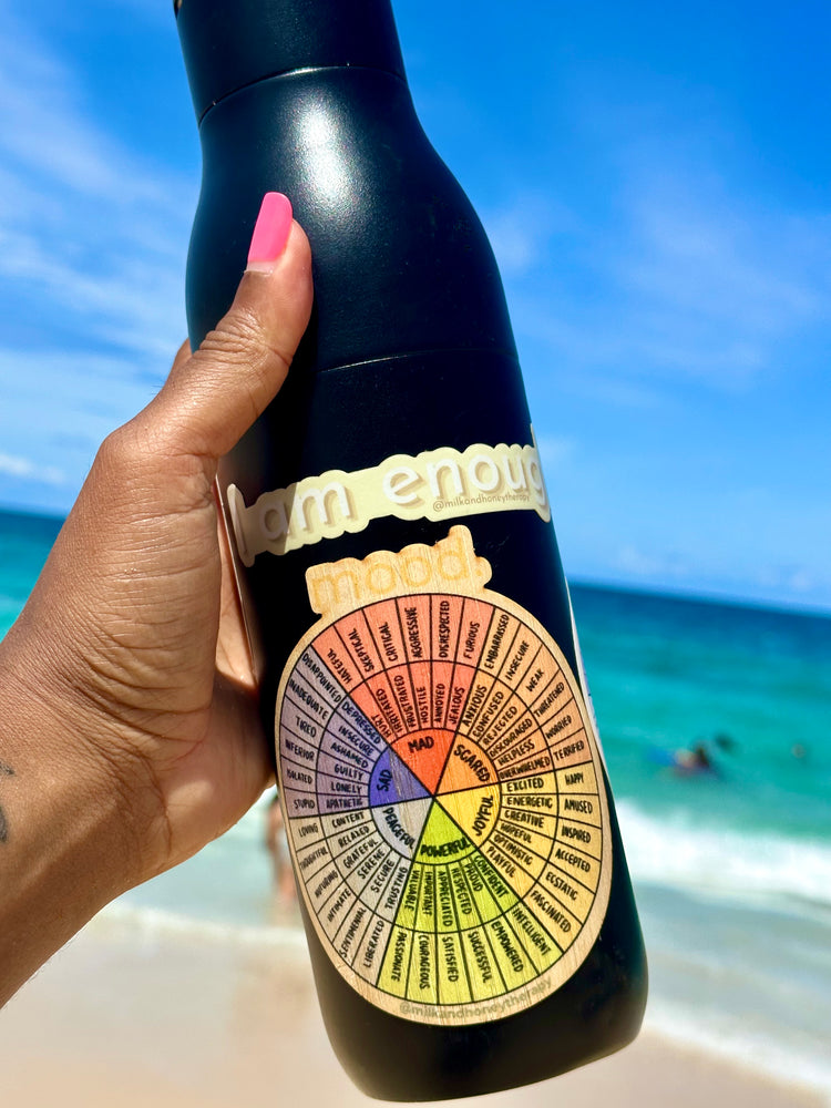 big bamboo feelings wheel sticker